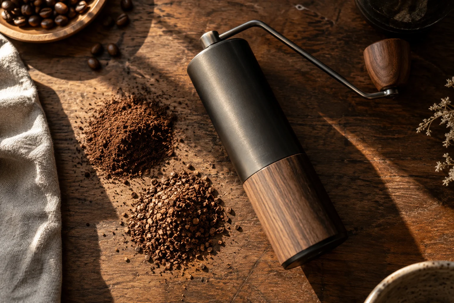 Coffee brewing still life for How to Record Coffee Grind Settings Without Losing Your Starting Point