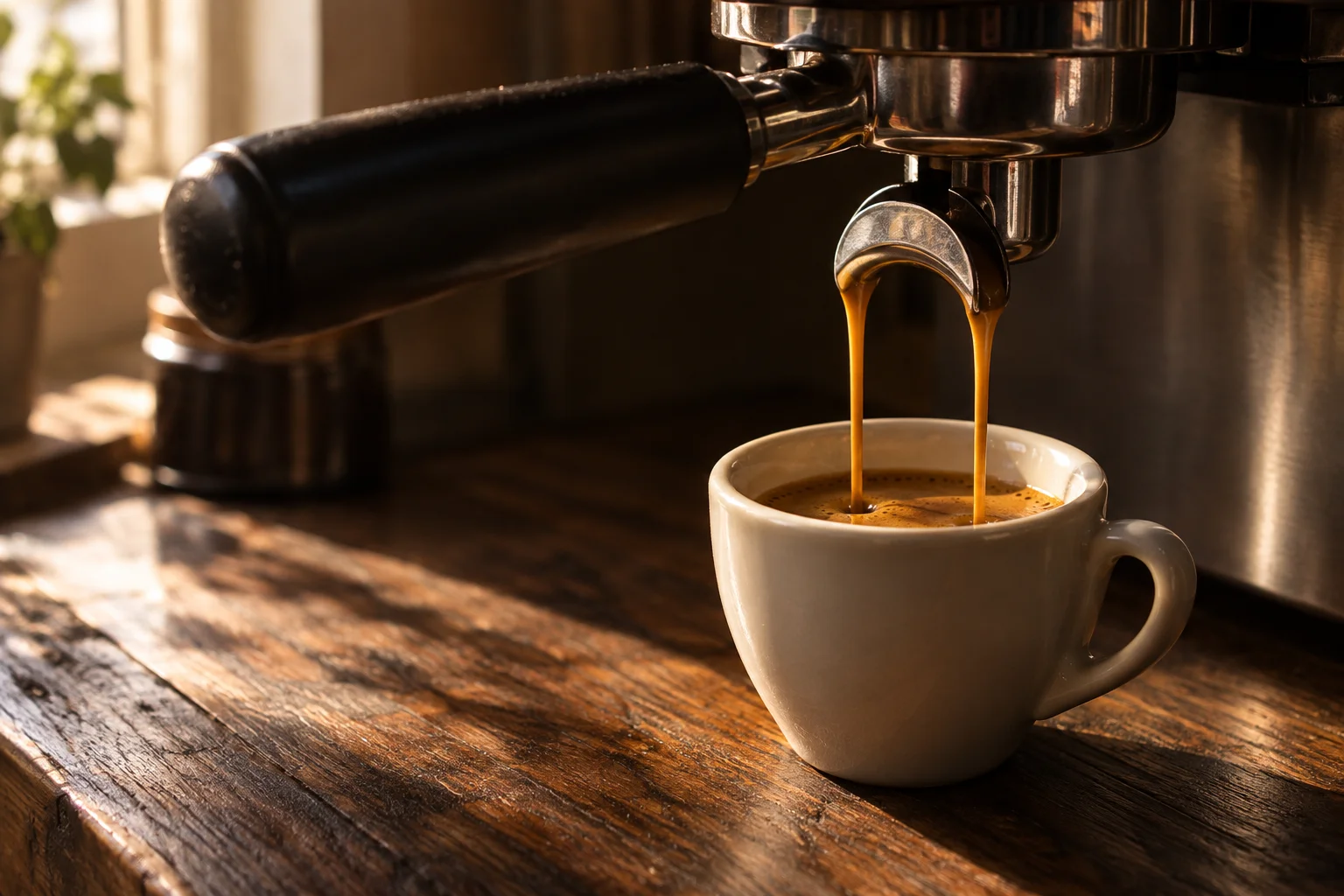 Coffee brewing still life for How to Track Espresso Shots and Dial In Your Next Bag